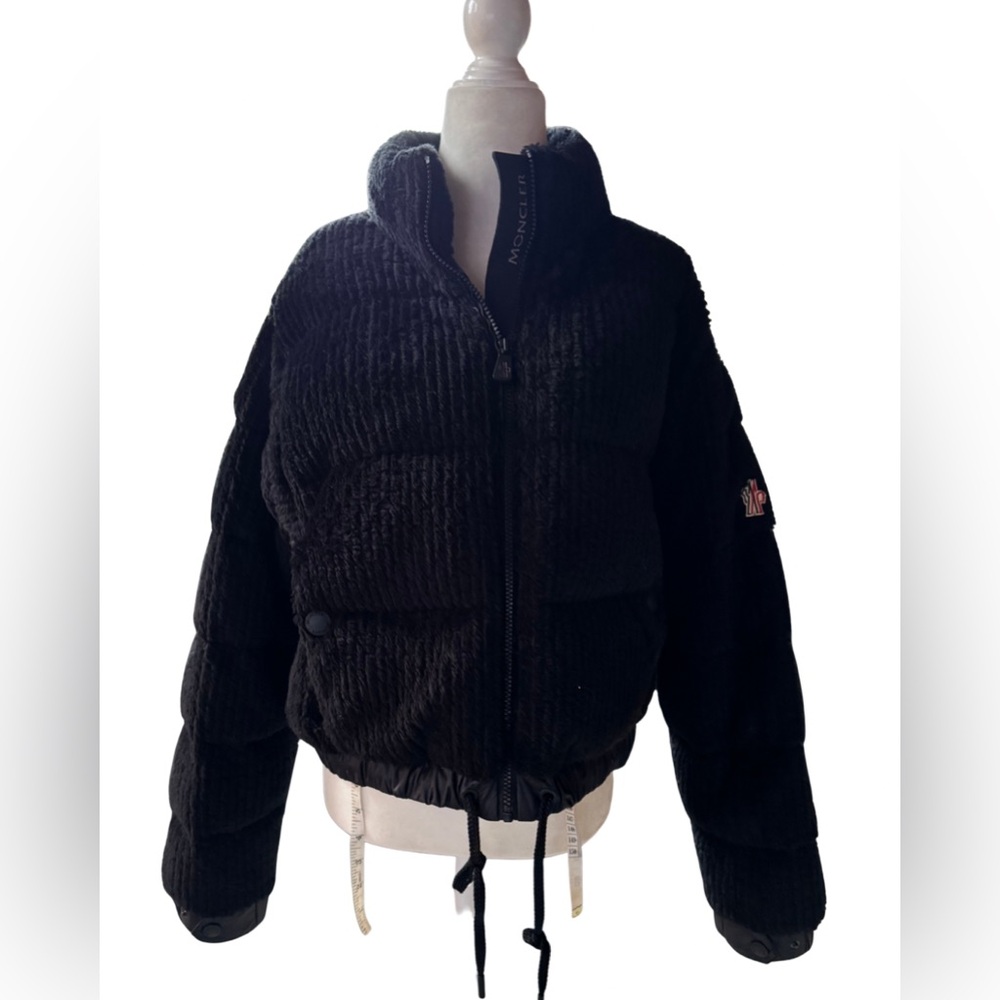Like new! Moncler AYSE GIUBBOTTO Corduroy Bomber Puffer Sz M/3